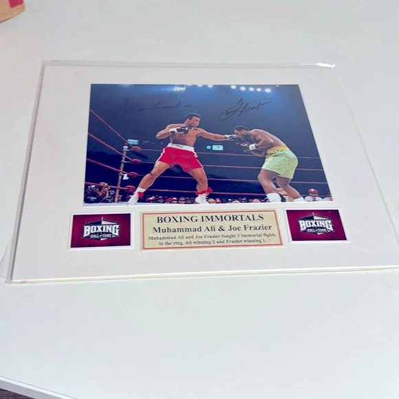 Muhammad Ali joe Frazier autographed photo - Picture 1 of 1